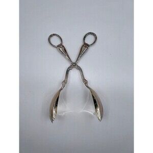 Gorham Heritage Vintage Silver Plated Salad Tongs Serving Tongs Made in Italy